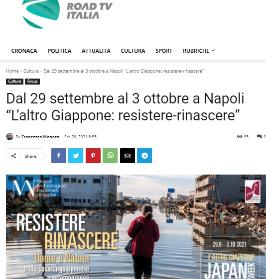 screenshot articolo roadtv italia