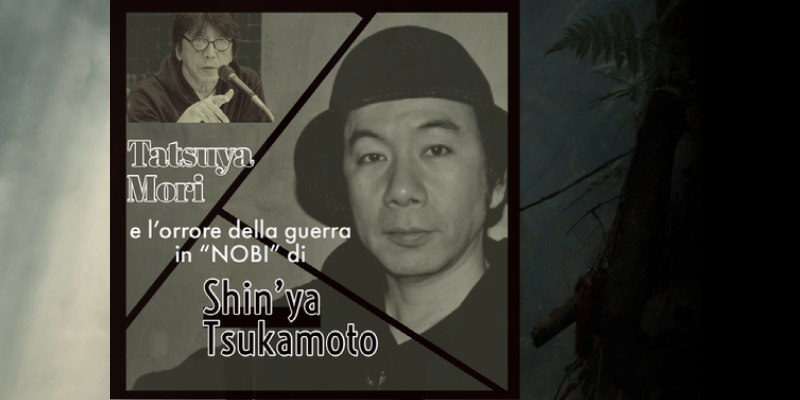 la cover con le foto dei registi tatsuya mori e shinya tsukamoto